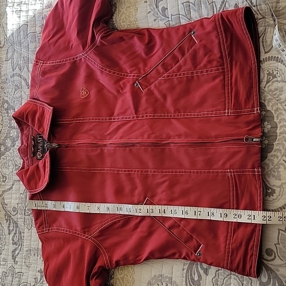 Ariat Women’s Red Zip-up Jacket Size Small - Picture 15 of 16